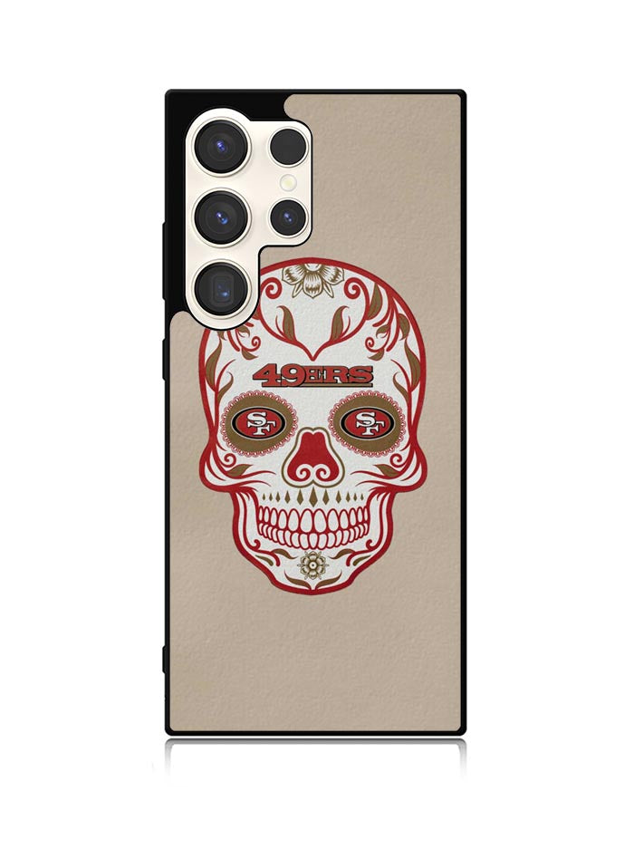 San Francisco 49ers Skull Samsung Galaxy S25 Ultra 5G Case QC2629