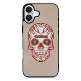 San Francisco 49ers Skull iPhone 16 Plus Case QC2629