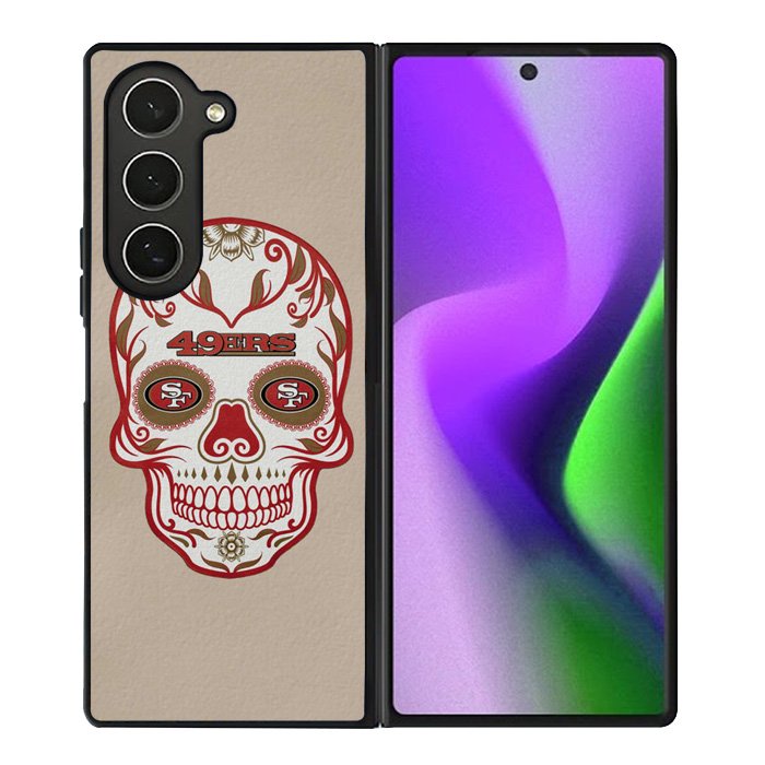 San Francisco 49ers Skull Samsung Galaxy Z Fold 6 5G 2024 Case OV2629