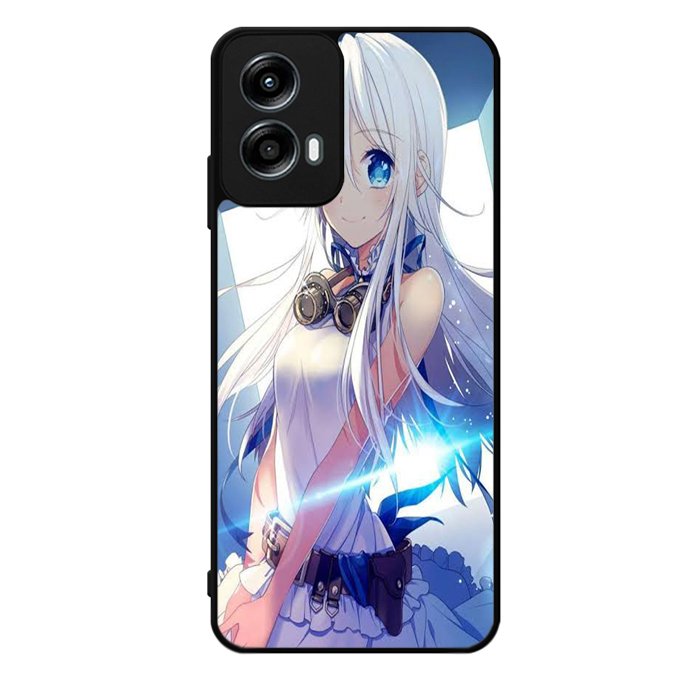 Blue Eyes Anime Girl XMotorola Moto G Play 2024 Case OV0734