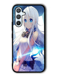 Blue Eyes Anime Girl XSamsung Galaxy A14 5G Case QC0734