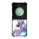 Blue Eyes Anime Girl XSamsung Galaxy Z Flip 6 5G 2024 Case OV0734