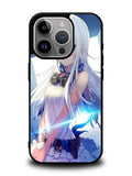 Blue Eyes Anime Girl XiPhone 16 Pro Max Case QC0734