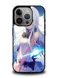 Blue Eyes Anime Girl XiPhone 14 Pro Max Case QC0734