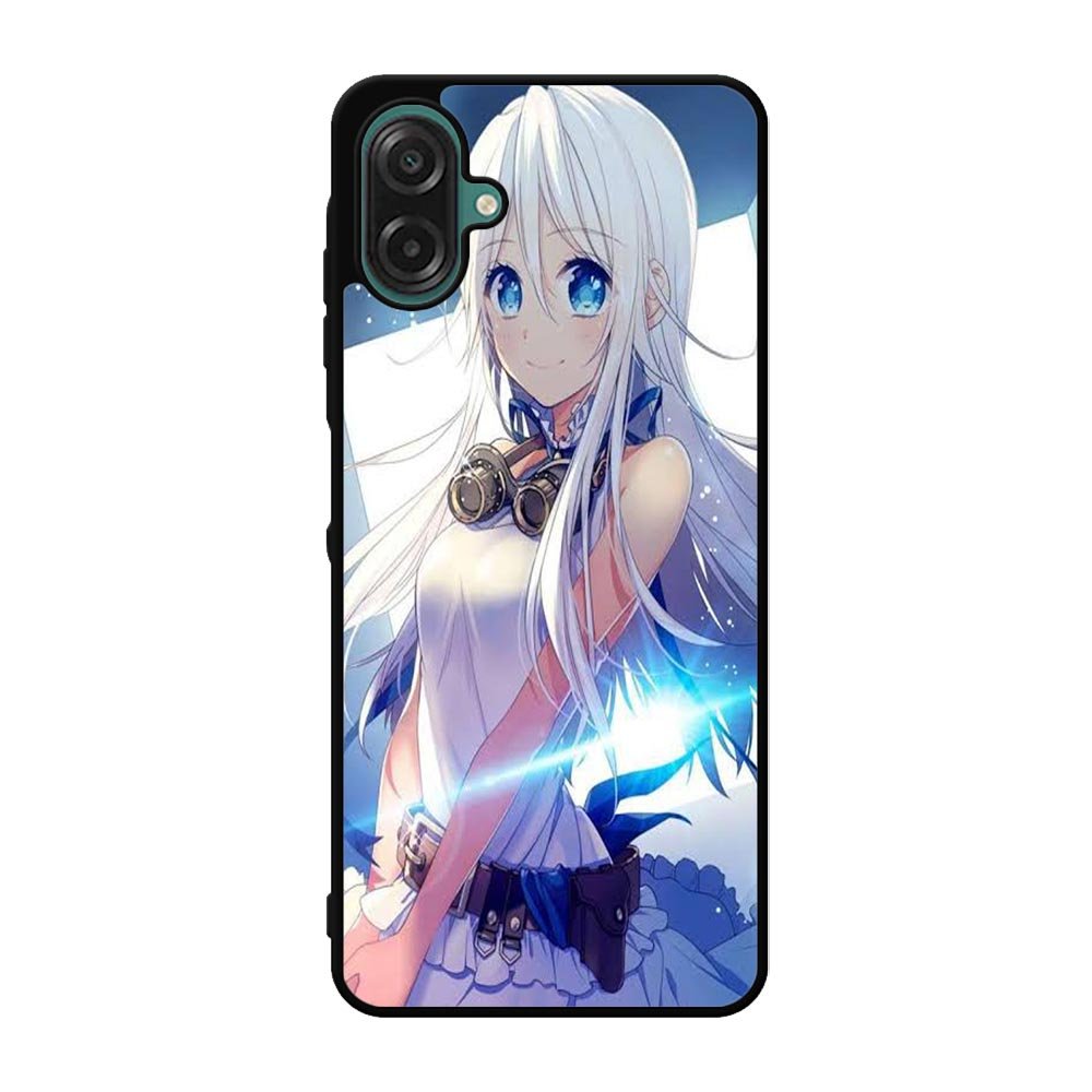 Blue Eyes Anime Girl XSamsung Galaxy A07 Case QC0734