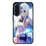 Blue Eyes Anime Girl XSamsung Galaxy A17 Case QC0734