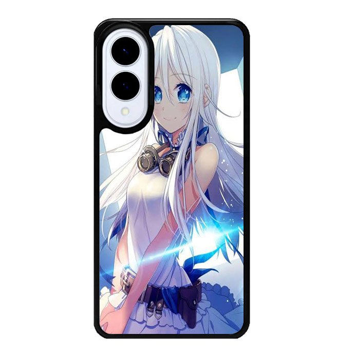 Blue Eyes Anime Girl XSamsung Galaxy S25 Edge 5G Case OV0734