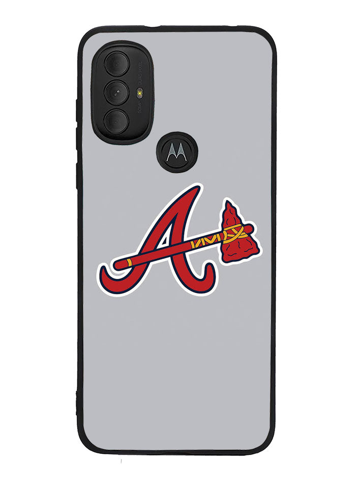 Atlanta Braves Logo 2nd Motorola Moto G Pure 2021 , Moto G Power 2022 Case