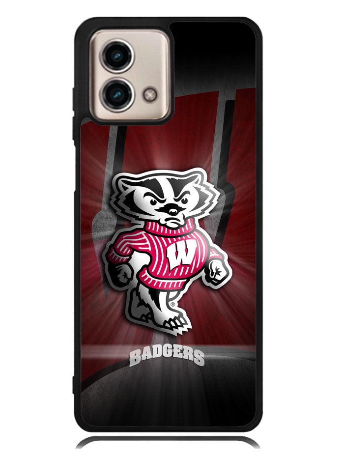 wisconsin badger logo Motorola Moto G Stylus 5G 2023 Case