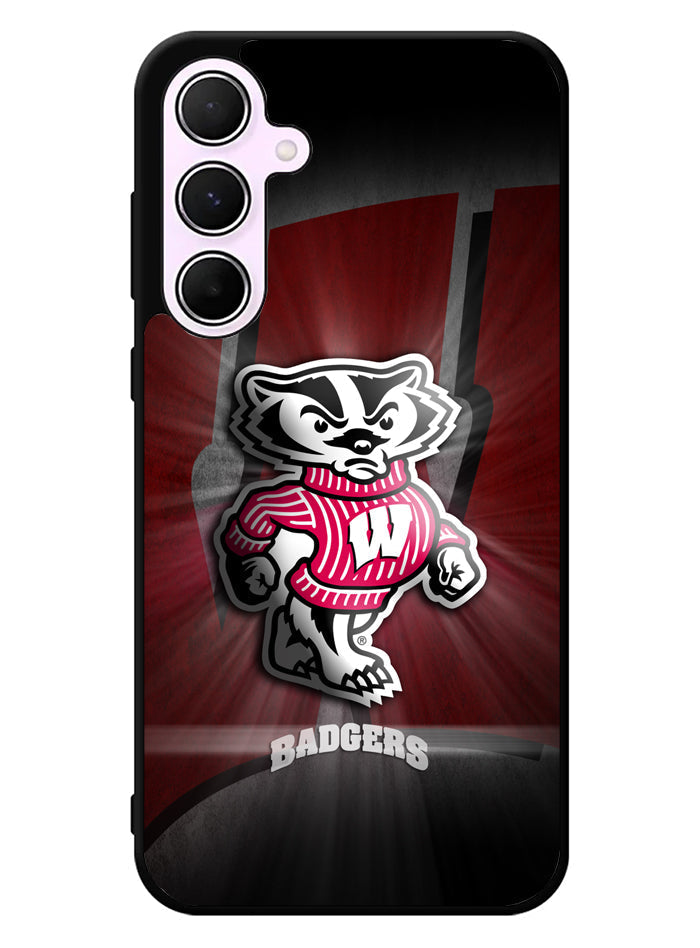 wisconsin badger logo Samsung Galaxy A55 5G Case