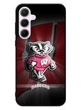 wisconsin badger logo Samsung Galaxy A35 5G Case