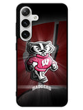 wisconsin badger logo Samsung Galaxy S25 5G Case