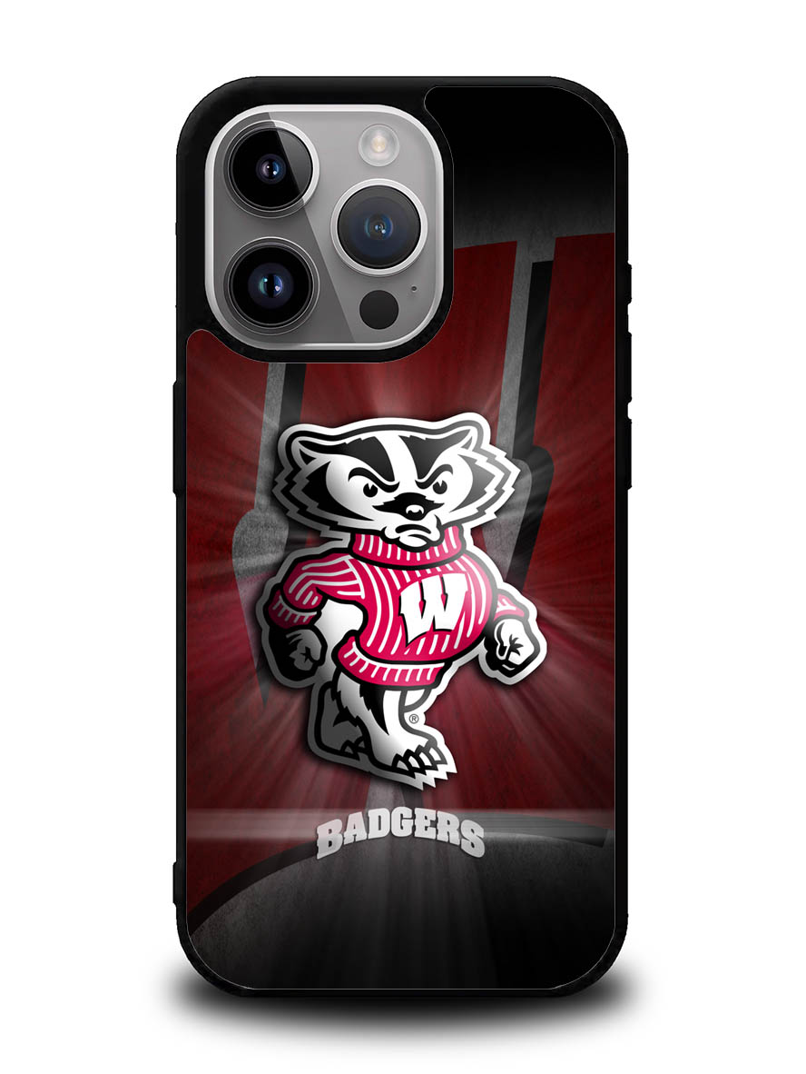 wisconsin badger logo iPhone 16 Pro Case