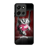 wisconsin badger logo Motorola Moto G 5G 2025 Case OV0892