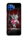 wisconsin badger logo Motorola Moto One 5G Case , Moto One 5G UW Case , Moto G 5G Plus Case