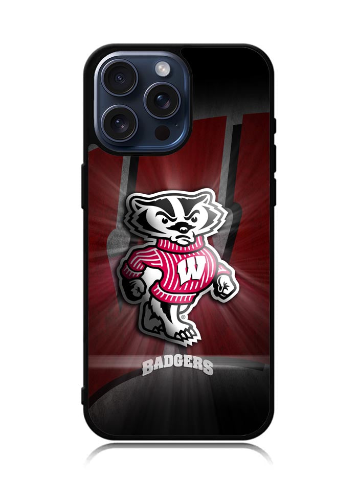 wisconsin badger logo iPhone 15 Pro Max Case