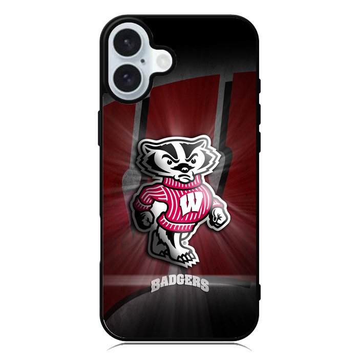 wisconsin badger logo iPhone 16 Case