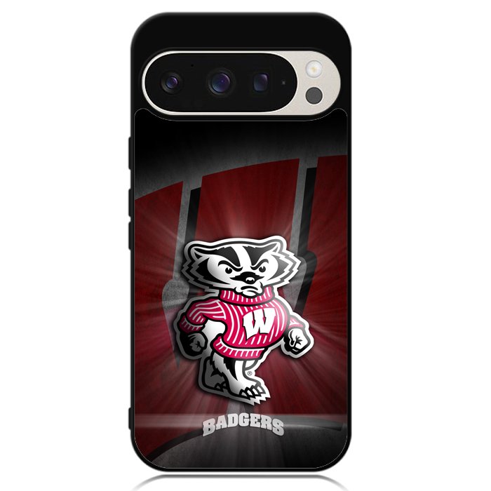 wisconsin badger logo Google Pixel 9 Pro XL Case