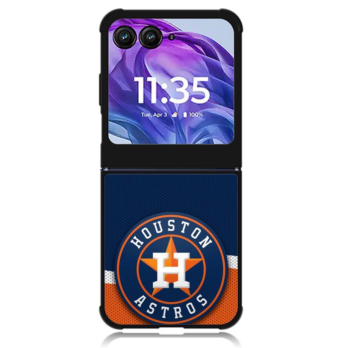 Houston Astros 3rd Motorola Moto Razr Plus 2024 , Moto Razr+ 2024 Case