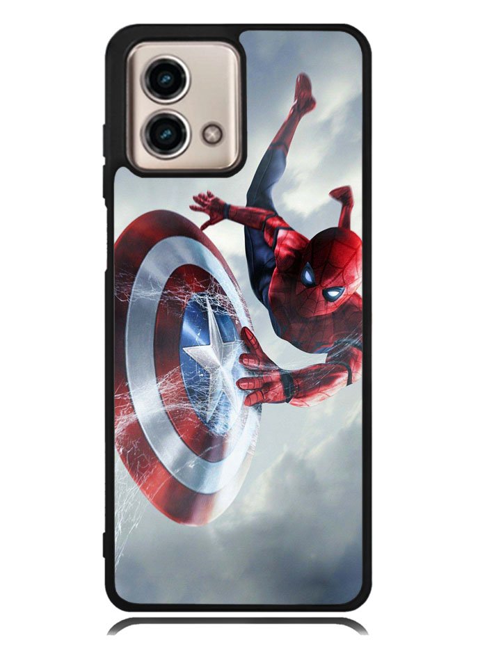 Spiderman Captain America Shield Motorola Moto G Stylus 5G 2023 Case OV2511