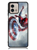 Spiderman Captain America Shield Motorola Moto G Stylus 5G 2023 Case OV2511