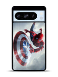 Spiderman Captain America Shield Google Pixel 8 Pro Case QC2511