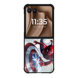 Spiderman Captain America Shield Motorola Moto RAZR Plus 2025 Case OV2511