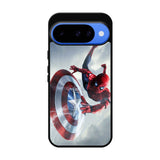 Spiderman Captain America Shield Google Pixel 10 Case QC2511