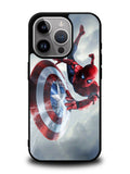 Spiderman Captain America Shield iPhone 16 Pro Case OV2511