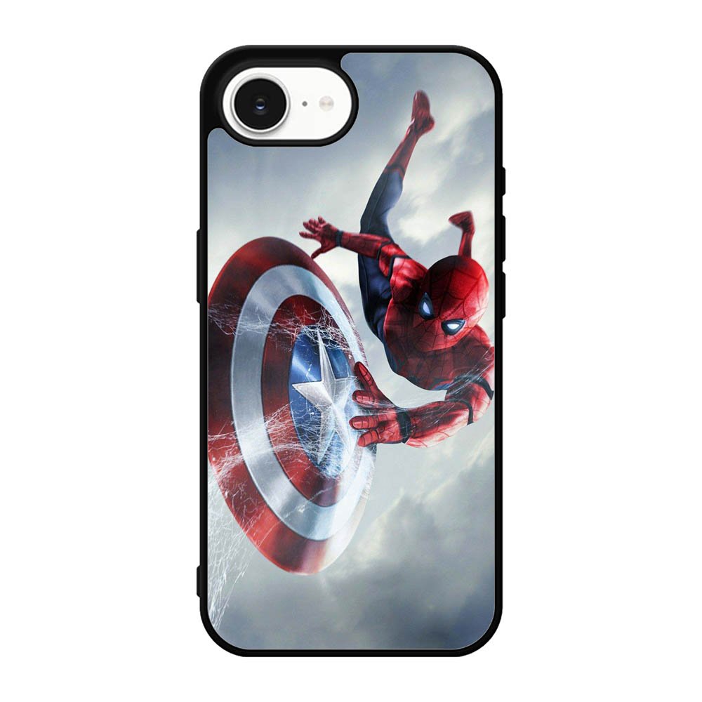 Spiderman Captain America Shield iPhone 17e Case QC2511