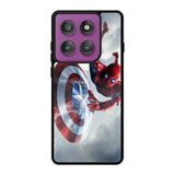 Spiderman Captain America Shield Motorola Moto Edge 60 Pro Case QC2511