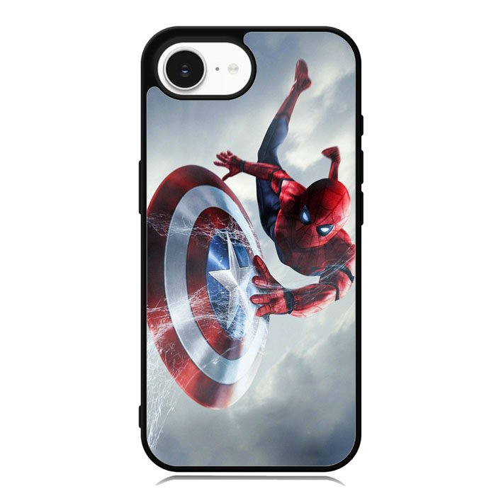 Spiderman Captain America Shield iPhone 16e Case OV2511
