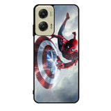 Spiderman Captain America Shield Motorola Moto G Stylus 5G 2024 Case OV2511