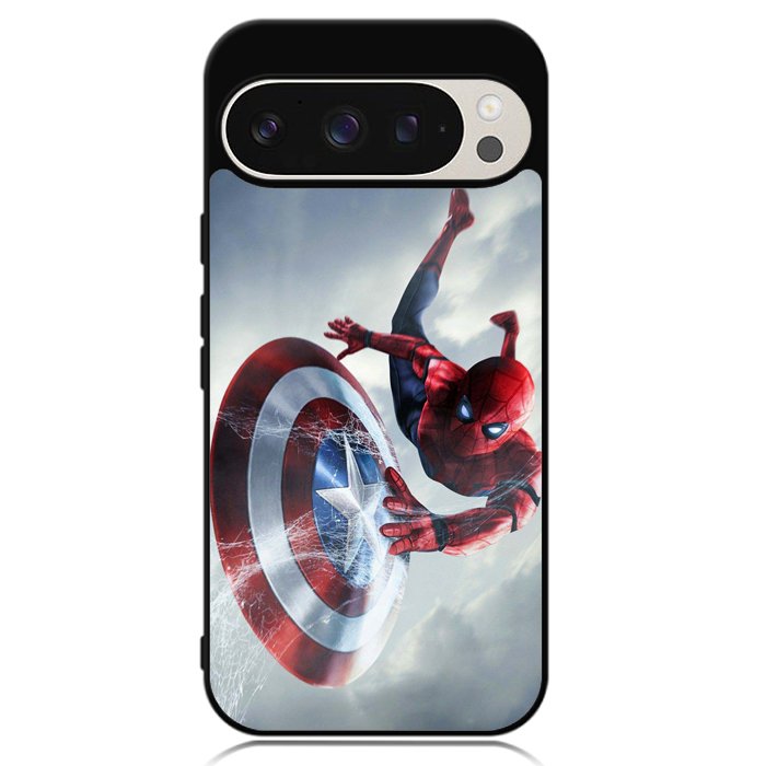 Spiderman Captain America Shield Google Pixel 9 | Pixel 9 Pro Case OV2511