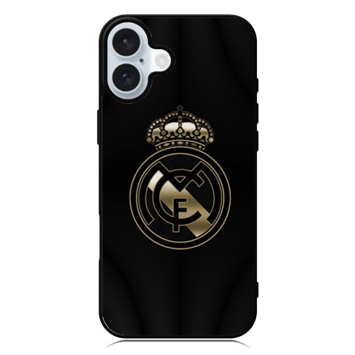 Real Madrid Gold 2nd iPhone 16 Plus Case