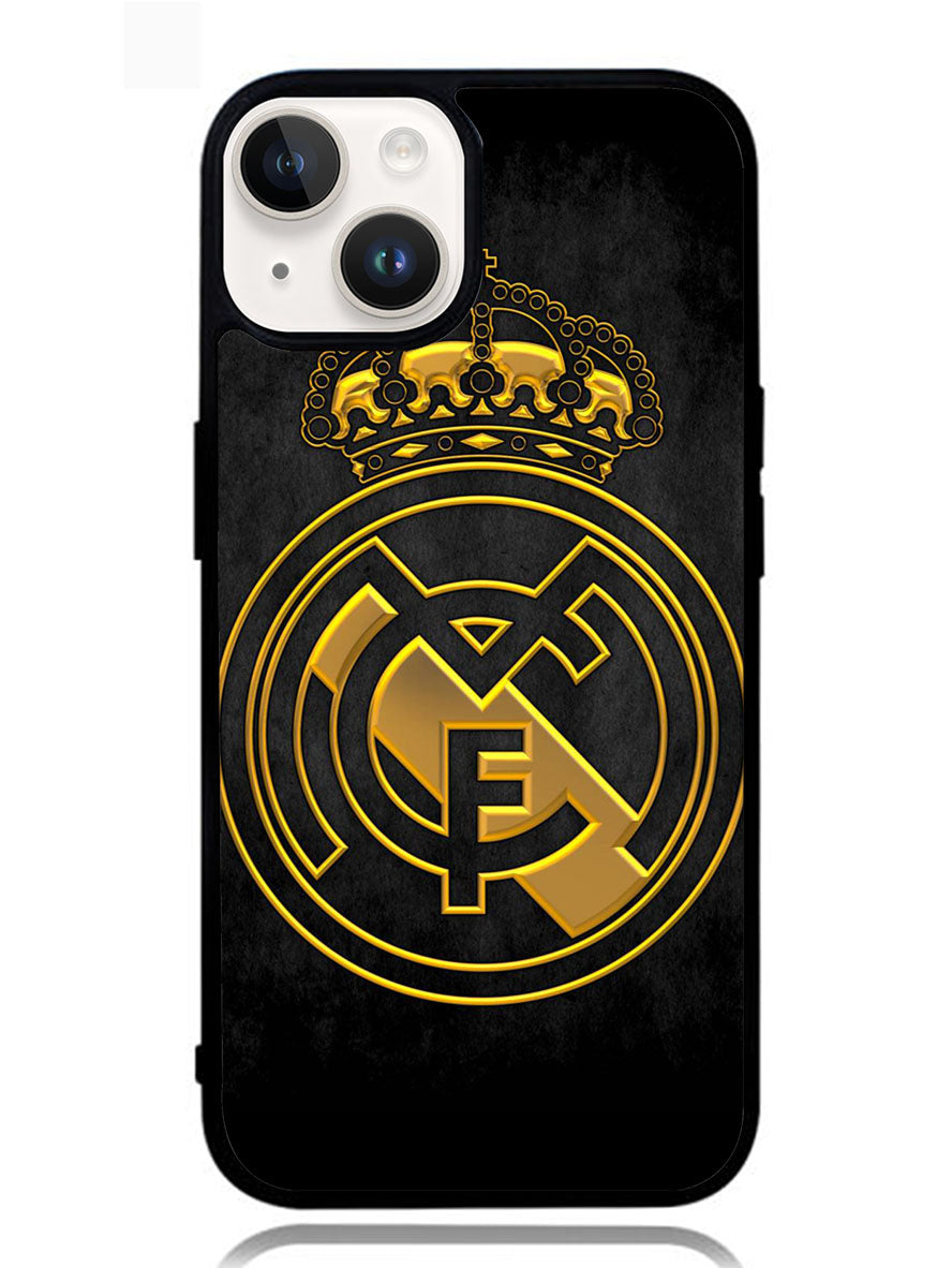 Real Madrid Gold 1st iPhone 14 Plus Case