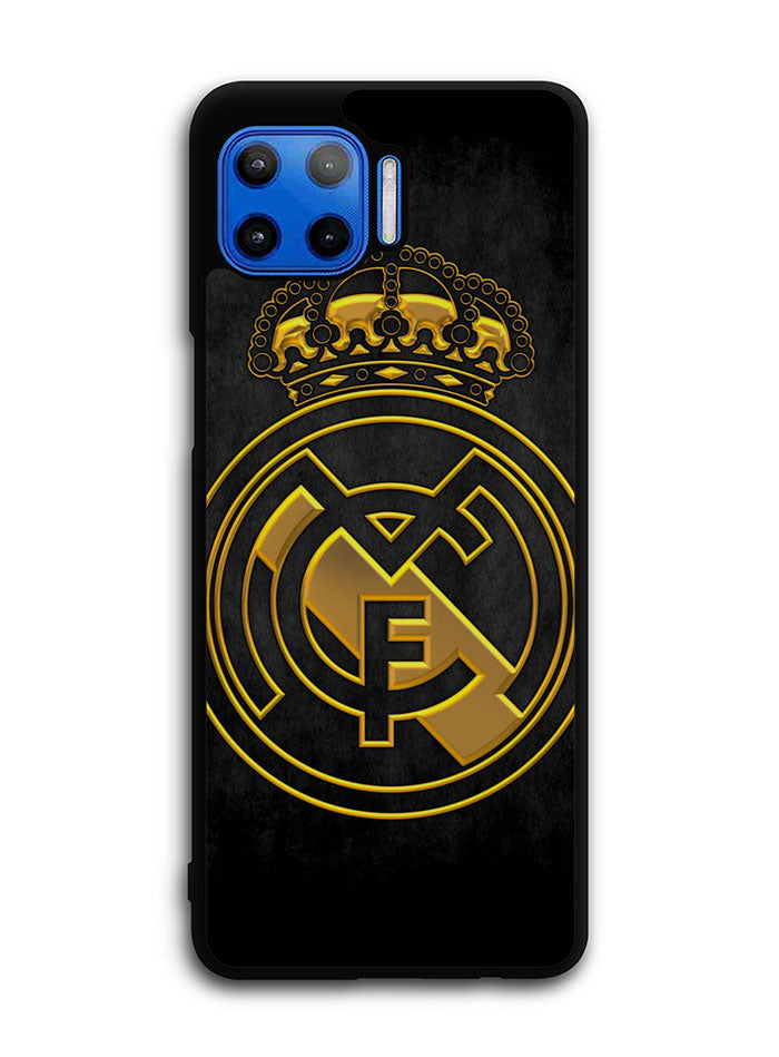 Real Madrid Gold 1st Motorola Moto One 5G Case , Moto One 5G UW Case , Moto G 5G Plus Case