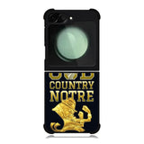 notre dame fighting irish 4th Samsung Galaxy Z Flip 6 Case