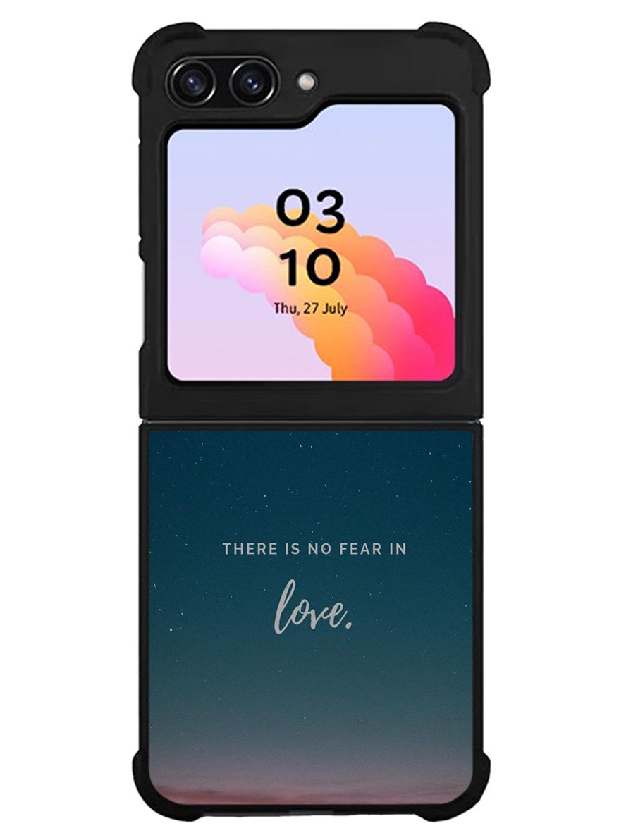 There is no fear in love Samsung Galaxy Z Flip 5 5G 2023 Case OV2193