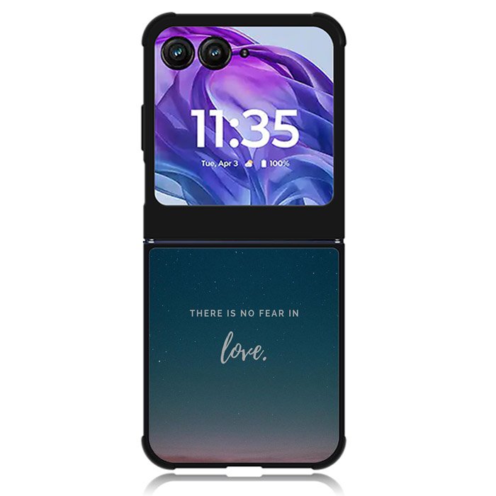 There is no fear in love Motorola Moto Razr Plus 2024 , Moto Razr+ 2024 Case OV2193