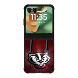 wisconsin badger logo Motorola Moto RAZR 2025 Case OV1985