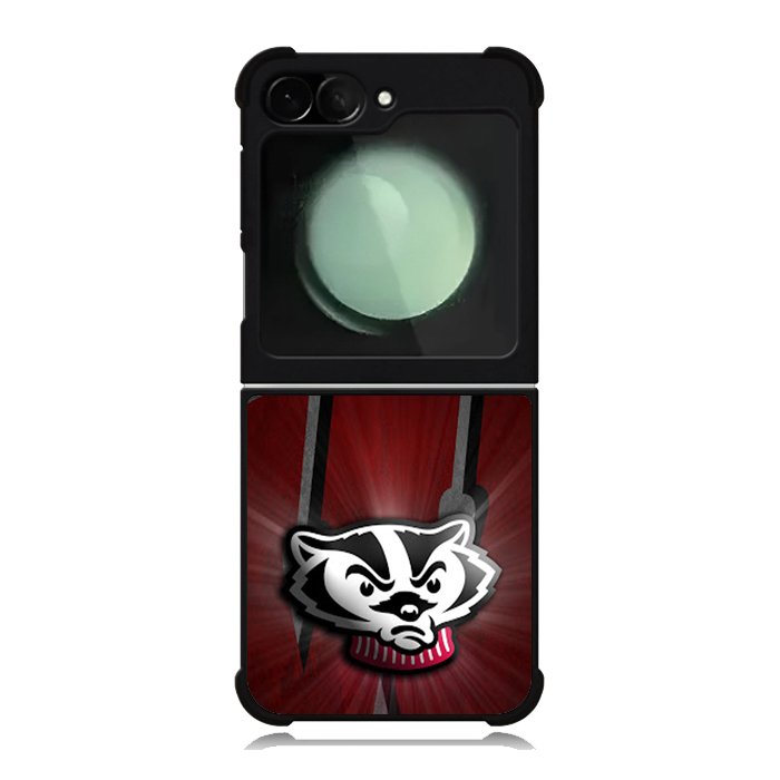 wisconsin badger logo Samsung Galaxy Z Flip 6 5G 2024 Case OV1985