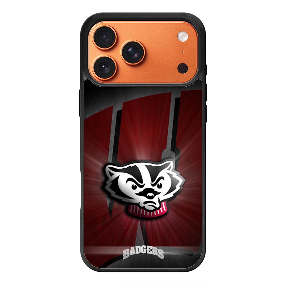 wisconsin badger logo iPhone 17 Pro Max Case OV1985