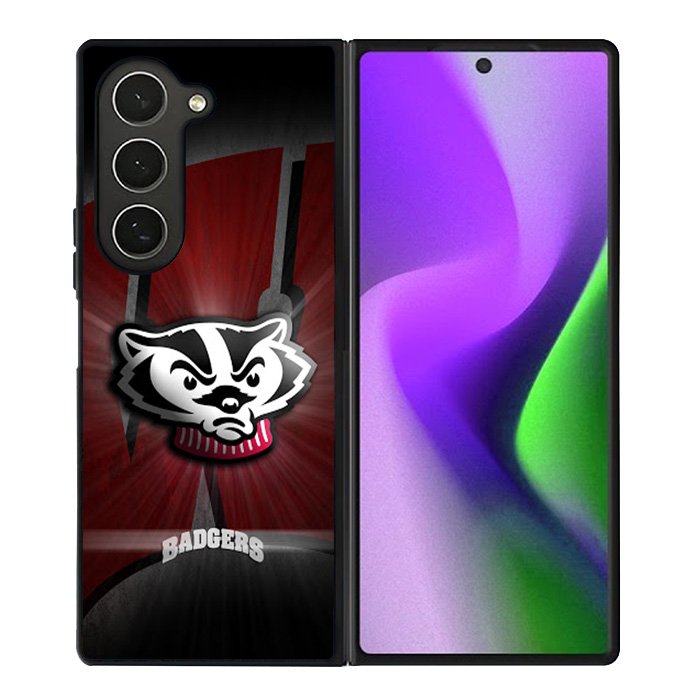 wisconsin badger logo Samsung Galaxy Z Fold 6 5G 2024 Case OV1985