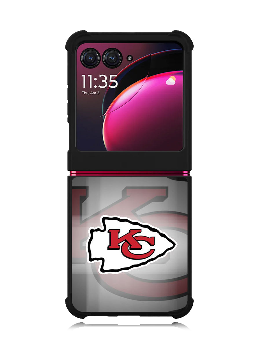 Kansas City Chiefs logo 2nd Motorola Moto Razr Plus 2023 , Moto Razr+ 2023 Case