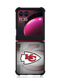 Kansas City Chiefs logo 2nd Motorola Moto Razr Plus 2023 , Moto Razr+ 2023 Case