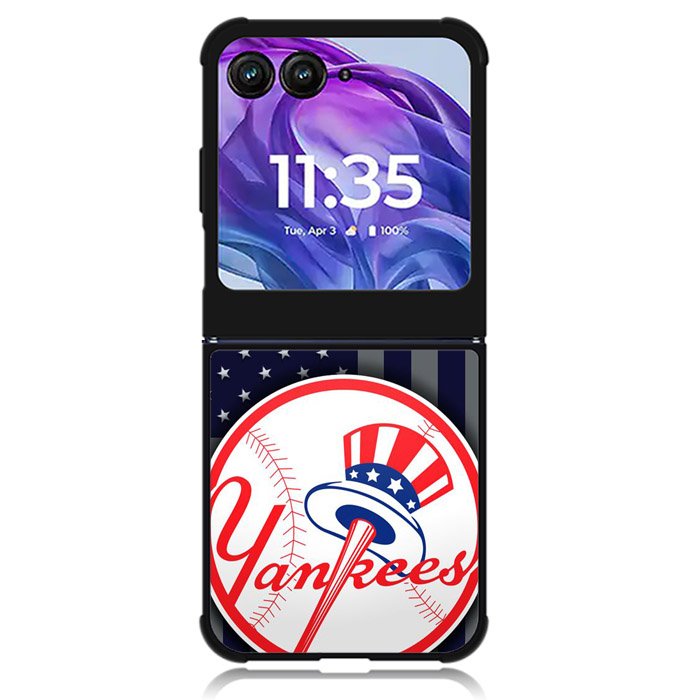 New York Yankees 7th Motorola Moto Razr Plus 2024 , Moto Razr+ 2024 Case