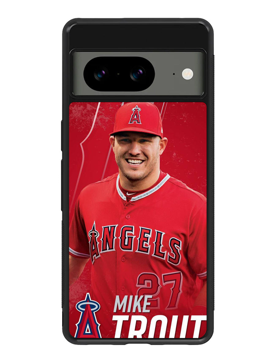mike trout baseball Google Pixel 8A Case QC3235