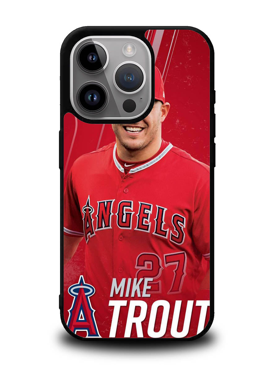 mike trout baseball iPhone 16 Pro Max Case QC3235