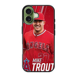 mike trout baseball iPhone 17 Case QC3235
